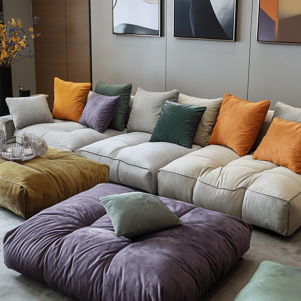 Descubra os Sofás de Suede que Unem Conforto e Sofisticação para Transformar Seu Espaço! 2 60 Modelos de Sofá de Suede que São Confortáveis e Sofisticados