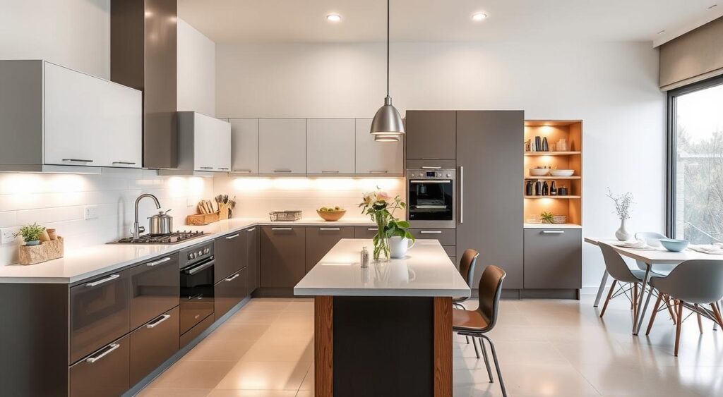 Descubra os Segredos para Planejar a Cozinha dos Seus Sonhos! 9 Material resistente em cozinhas planejadas aumenta a durabilidade.