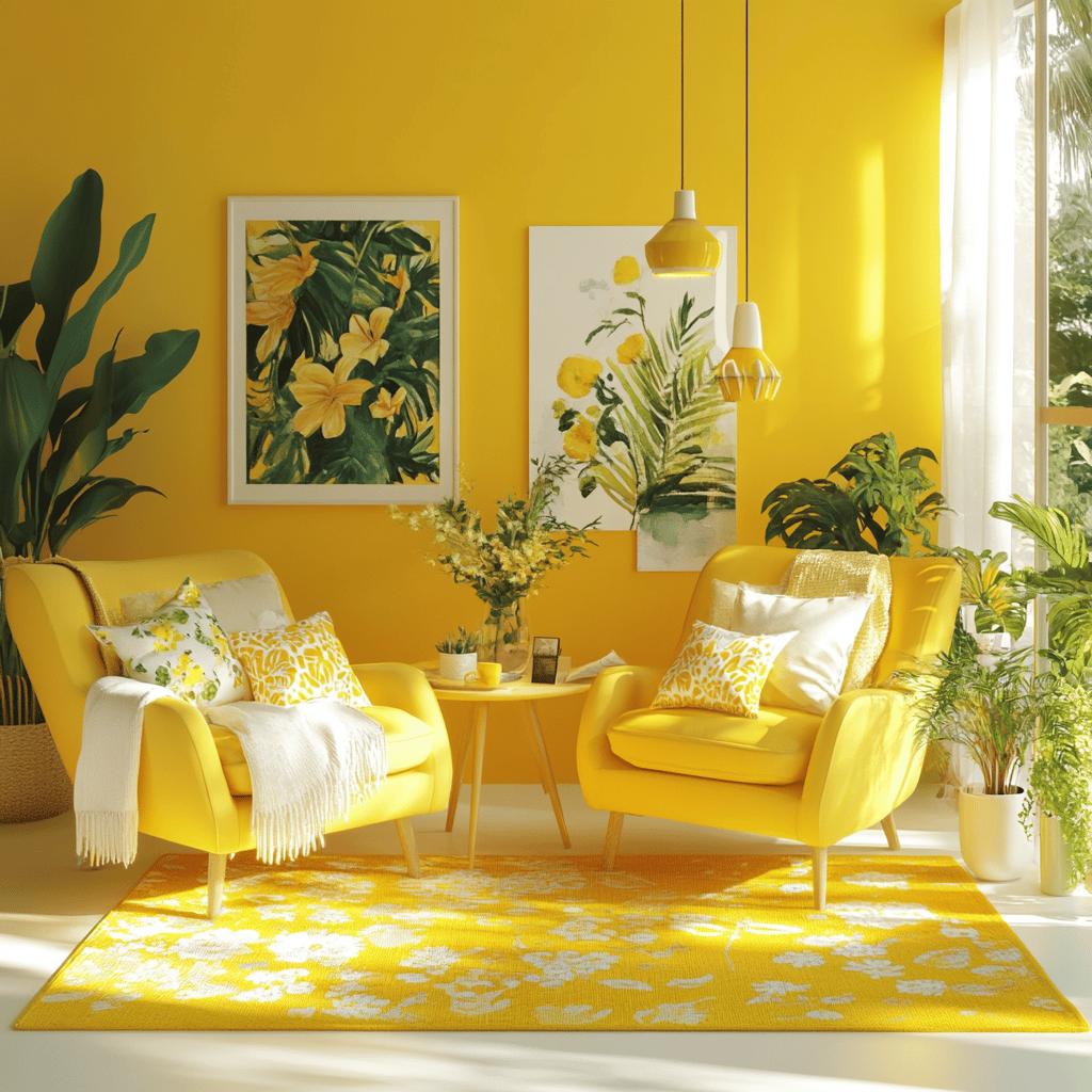Inspire-se com 15 Quartos Amarelos para Criar um Ambiente Vibrante e Aconchegante 1 15 Ideias Deslumbrantes de Quartos Amarelos para um Visual Vibrante