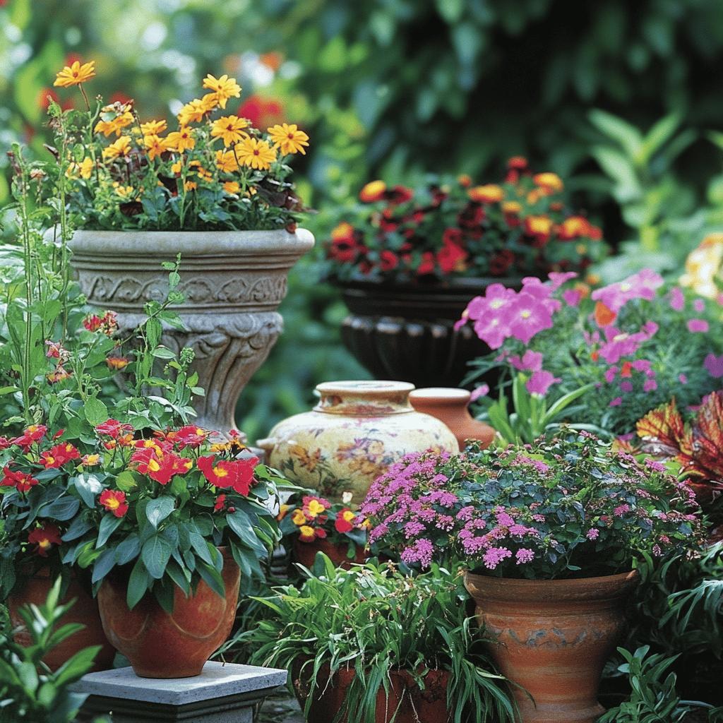 Dicas Práticas para Criar um Jardim de Vasos Atraente 2 9 Segredos para Compor um Jardim de Vasos