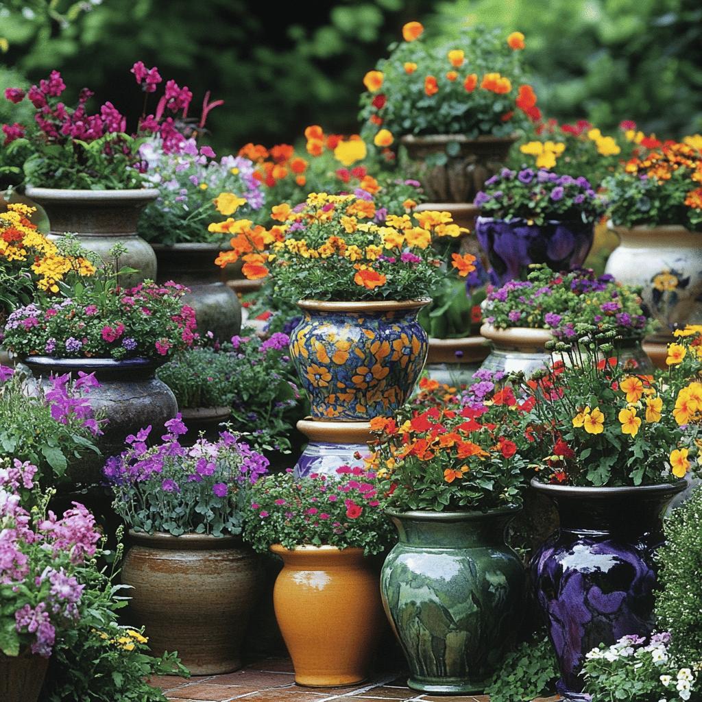 Dicas Práticas para Criar um Jardim de Vasos Atraente 8 9 Segredos para Compor um Jardim de Vasos