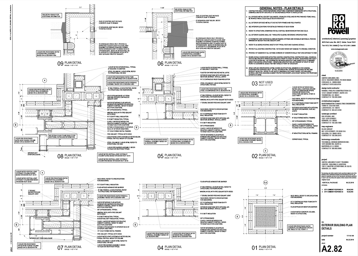 Explorando a Estrutura dos Blocos de Título na Arquitetura Gráfica 3 Título do bloco de título do escritório BOKA Powell.