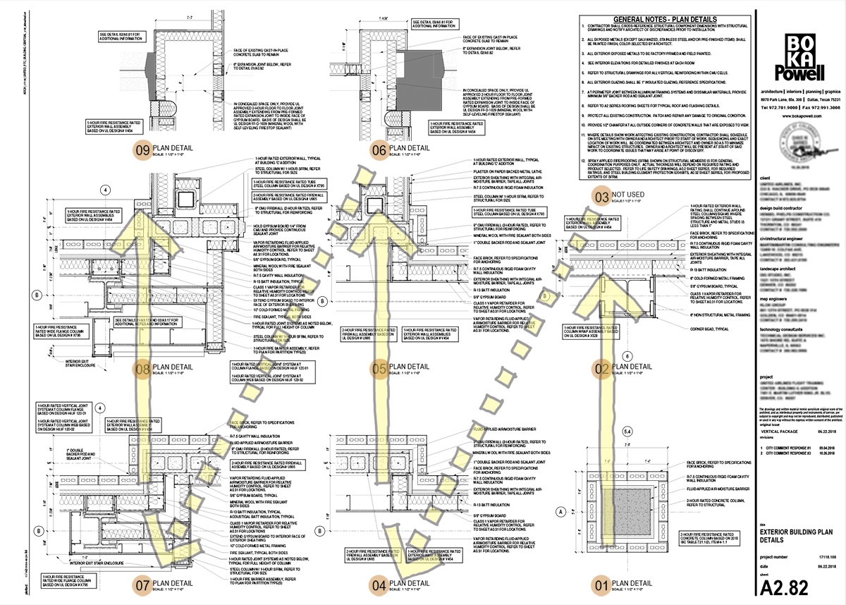 Explorando a Estrutura dos Blocos de Título na Arquitetura Gráfica 7 Numeração de desenhos em uma folha de layout.