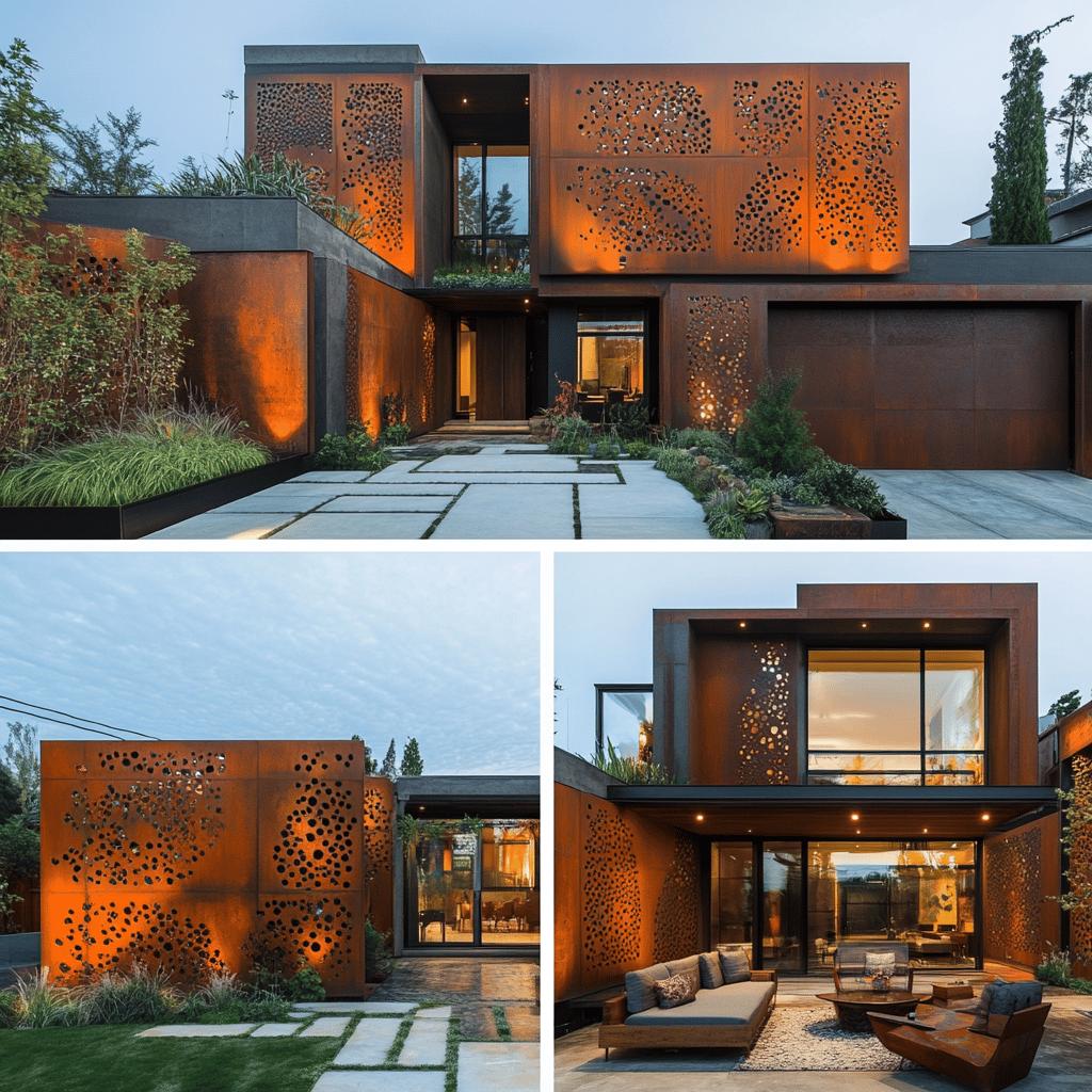 Ideias Criativas para Integrar Aço Corten na Decoração da Sua Casa 8 70 Ideias Imperdíveis para Usar Aço Corten na Decoração