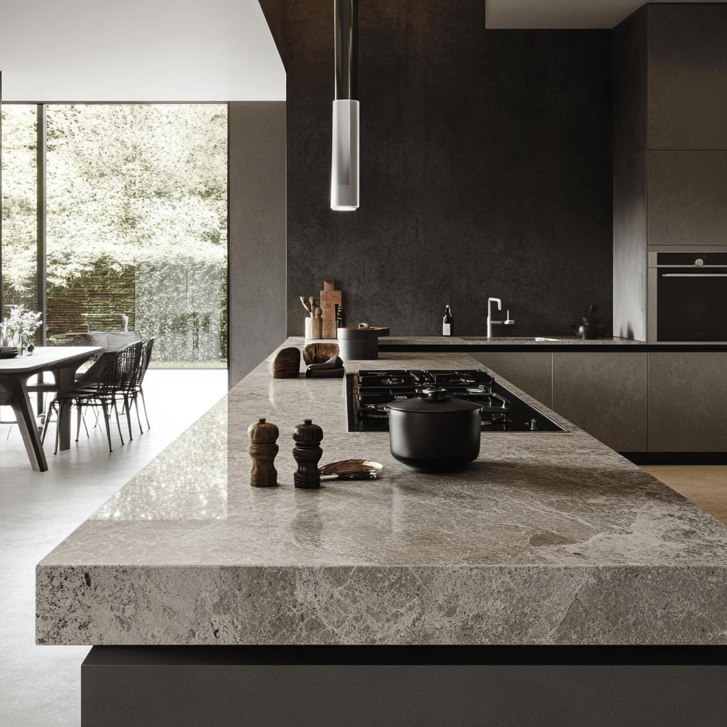 Porcelanato: A Opção Ideal para Ambientes Estilosos e Versáteis em Sua Casa 2 Bancadas de Porcelanato: Versatilidade e Estilo para seu Lar