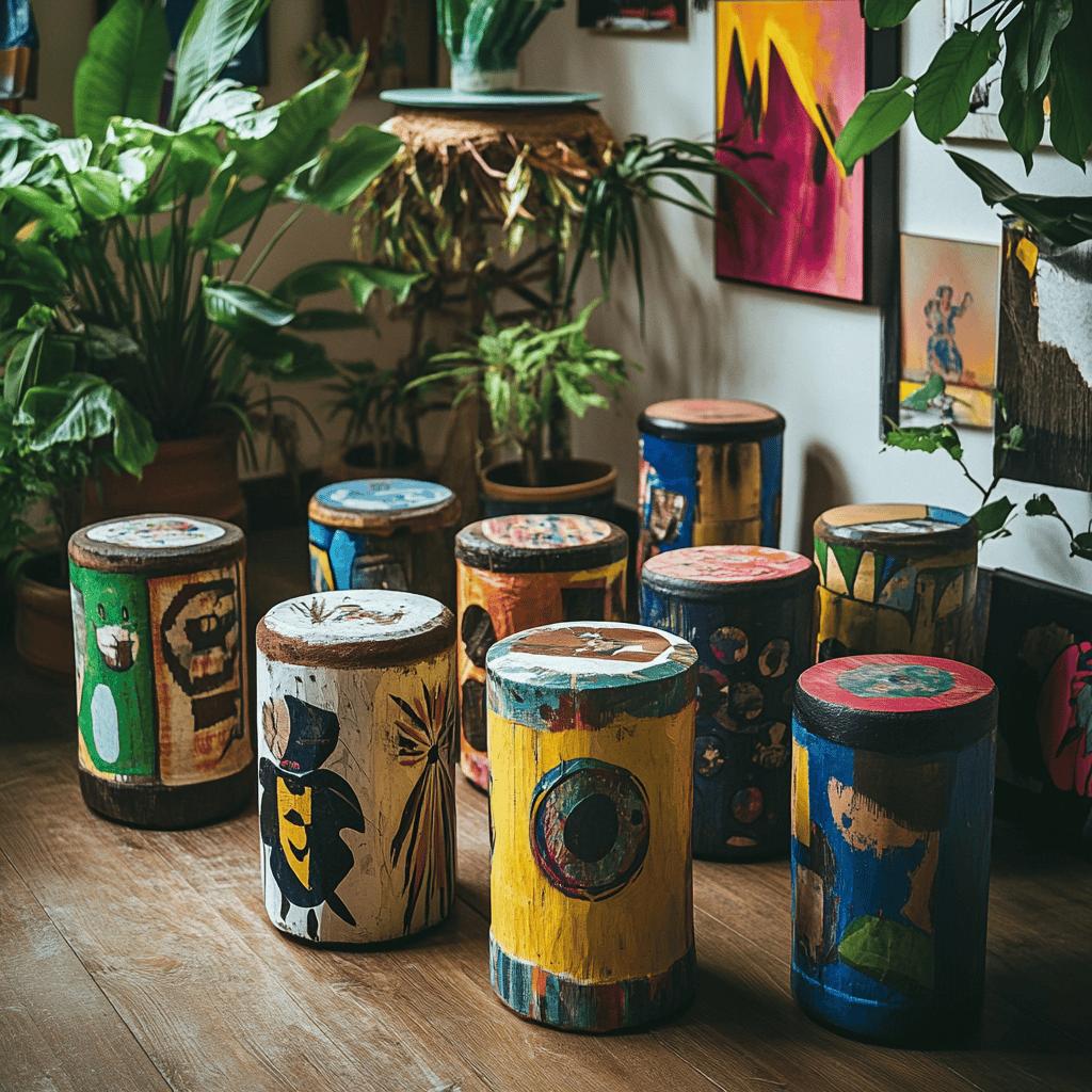 Seis opções de bancos de tambor para embelezar a sua casa 8 6 Modelos de Banco de Tambor para Decorar sua Casa