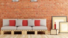 Imagem inspirativa de como usar móveis de paletes na decoração.