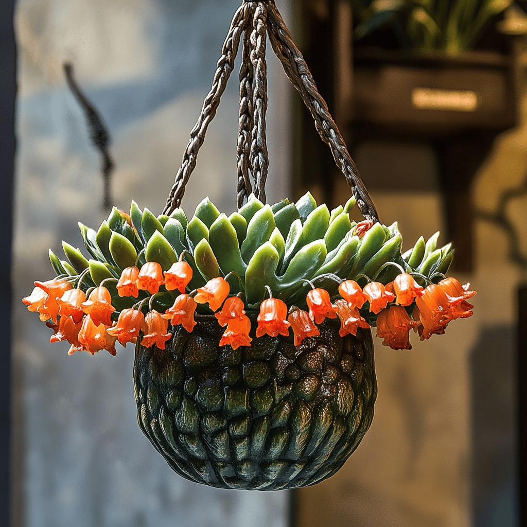 Conheça a Cotyledon Pendens: A Suculenta Pendente e Seu Encanto Natural 6 Cotyledon pendens: A Beleza Singela da Suculenta Pendente