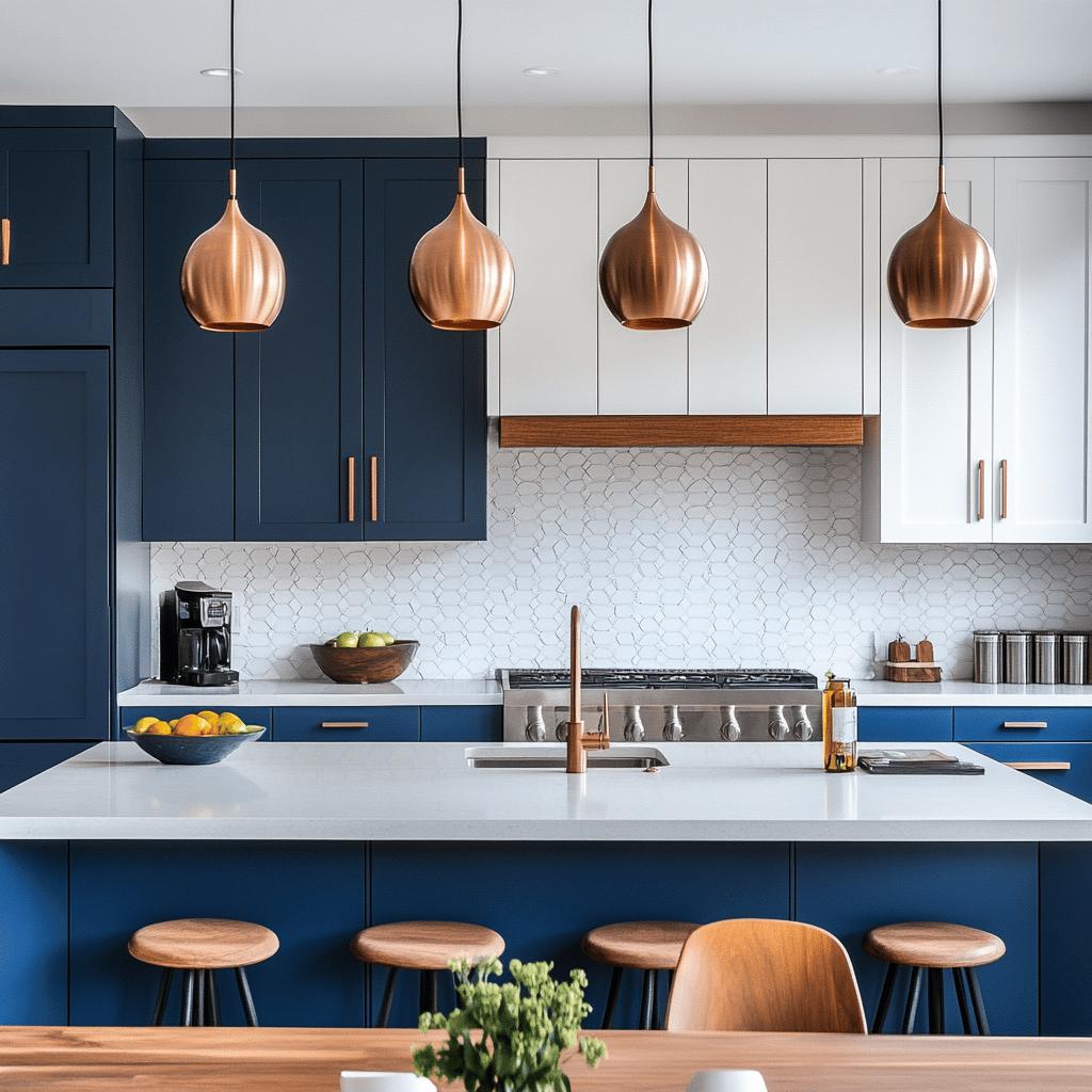 Inspirações para Cozinhas Azul Petróleo com Variedade de Estilos 2 80 Fotos de Cozinhas Azul Petróleo