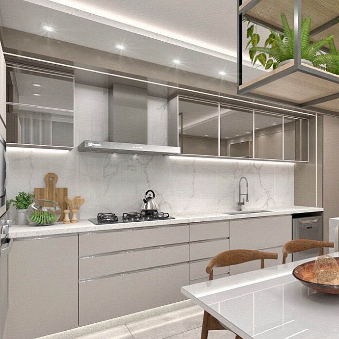 Descubra modelos inspiradores de cozinhas com cooktop para o seu lar 10 Cozinha com cooktop 1.