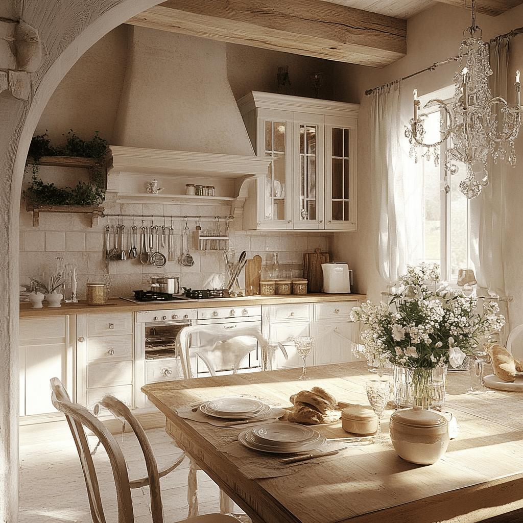 Ideias de Decoração Provençal para Criar um Ambiente Clássico e Romântico 4 Cozinha Provençal: 75 Decorações para um Ambiente Clássico e Romântico