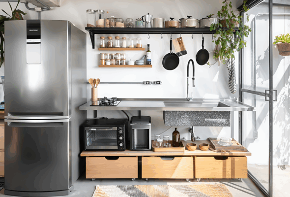 ADEUS, ARMÁRIOS: SOLUÇÕES CRIATIVAS PARA A ORGANIZAÇÃO DE COZINHAS