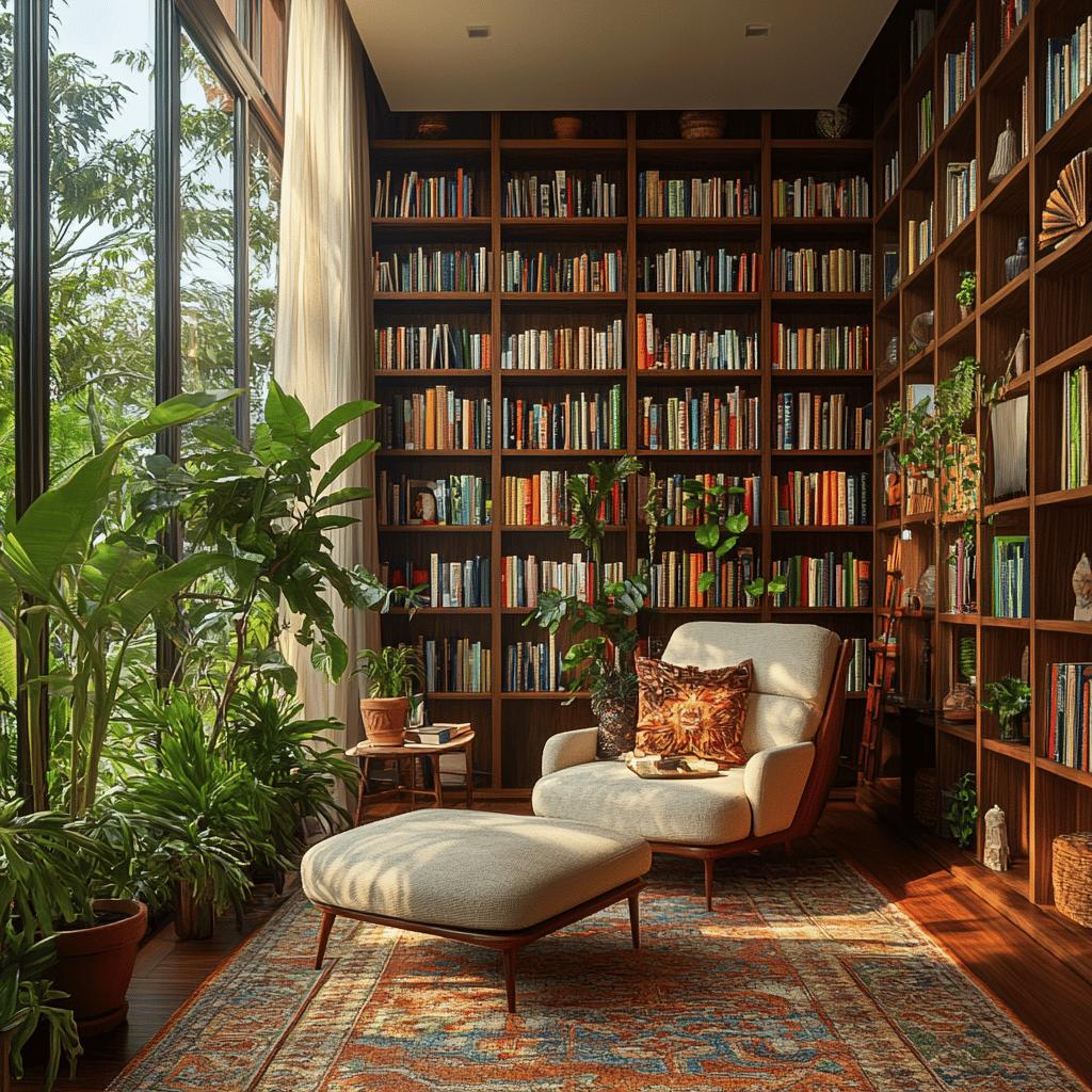 Cantinhos de Leitura em Casa: Ideias Aconchegantes para Decorar com Livros 3 Cantinhos de Leitura em Casa: Ideias Aconchegantes para Decorar com Livros
