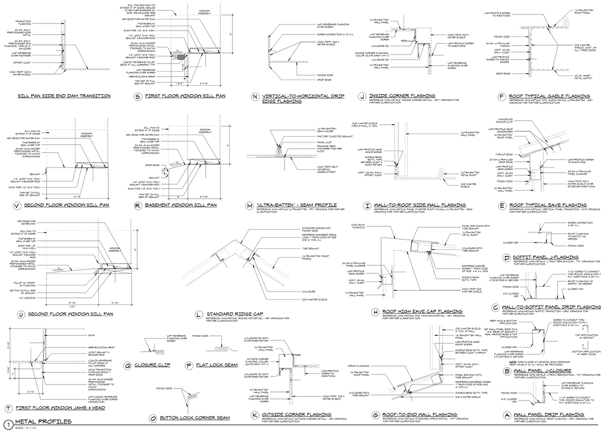 A Importância dos Desenhos Arquitetônicos na Prática Profissional. 9 detalhes de vedação de telhado