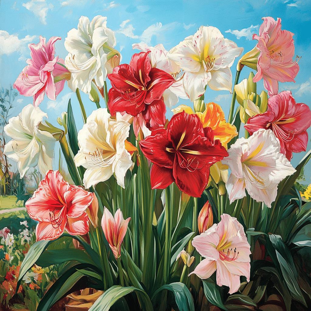Como Cuidar da Floração de Amarílis em Seu Jardim 2 Floração de Amarílis