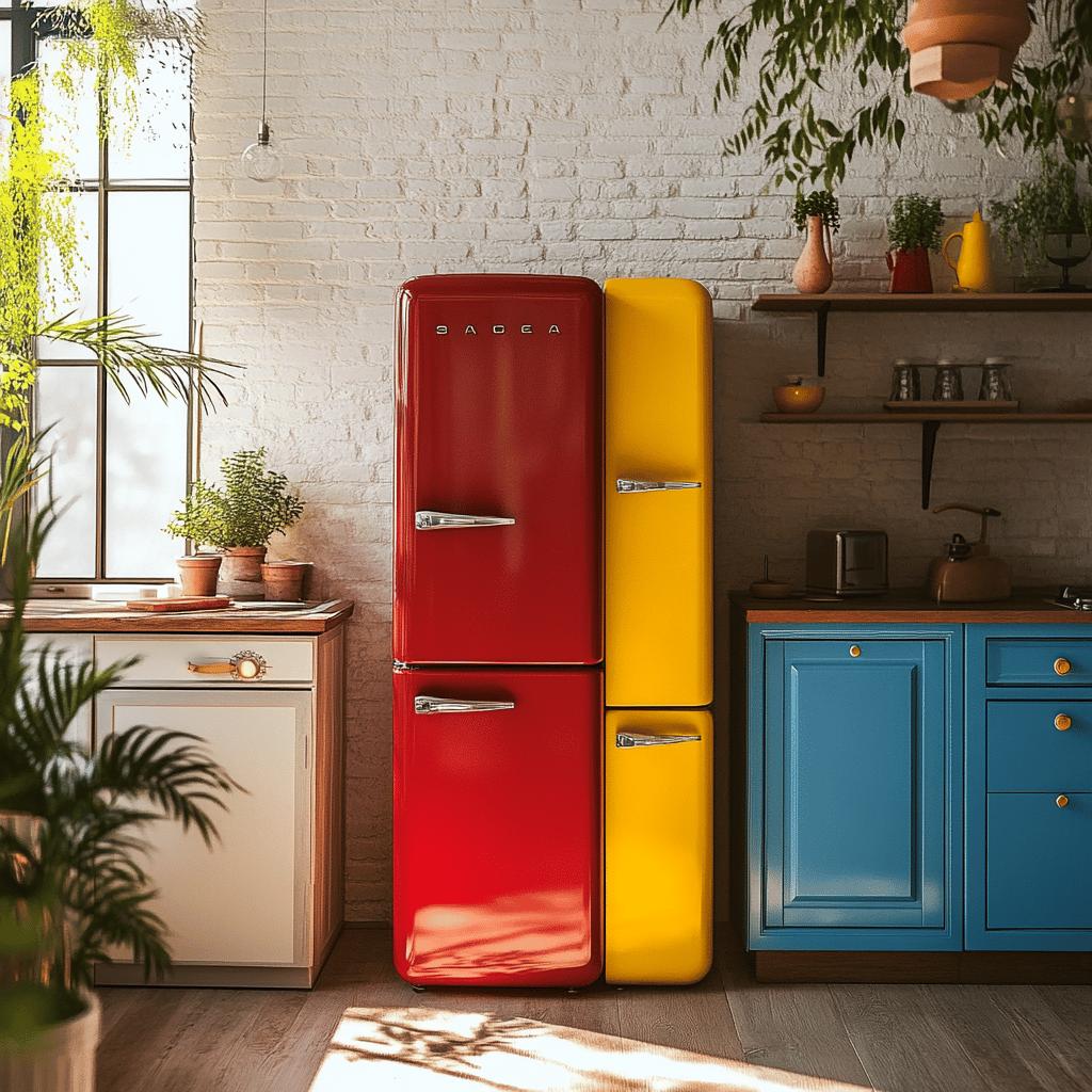 Inspirações e modelos encantadores de geladeiras retrô para sua cozinha 4 Geladeira retrô: 20 ideias maravilhosas e modelos para comprar