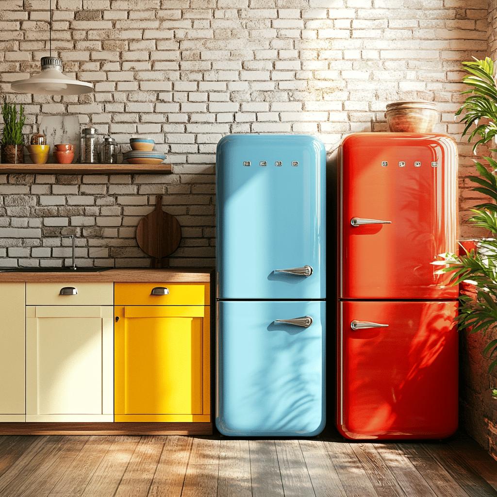 Inspirações e modelos encantadores de geladeiras retrô para sua cozinha 6 Geladeira retrô: 20 ideias maravilhosas e modelos para comprar