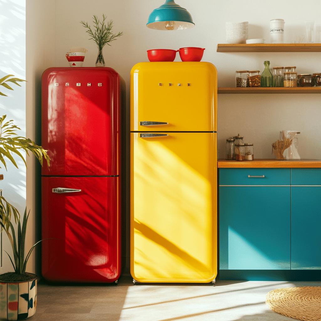 Inspirações e modelos encantadores de geladeiras retrô para sua cozinha 8 Geladeira retrô: 20 ideias maravilhosas e modelos para comprar