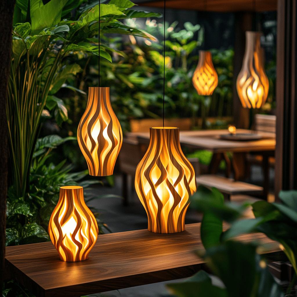 Ideias Criativas para Criar Luminárias de Madeira 4 Luminária de Madeira: 75 Ideias Criativas e Como Fazer