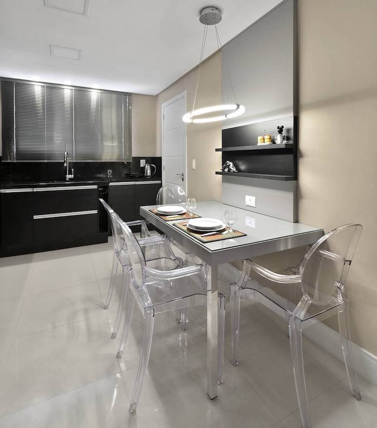 Inspirações de lustres modernos para o seu projeto de decoração 1 Lustres de LED que se adaptam a vários estilos.
