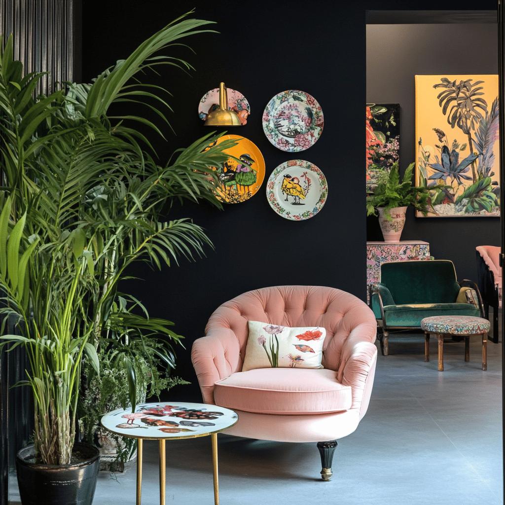 Explorando a Decoração com Parede Preta 2 Parede Preta: Como Ousar na Decoração do seu Ambiente
