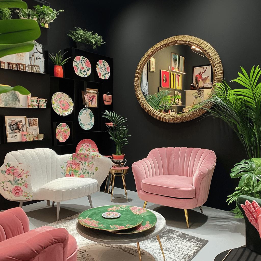 Explorando a Decoração com Parede Preta 4 Parede Preta: Como Ousar na Decoração do seu Ambiente