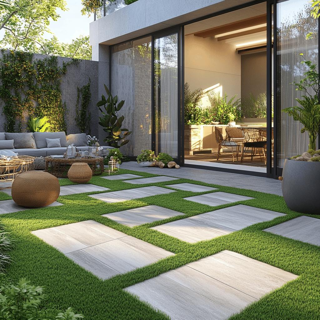 Dicas essenciais e ideias inspiradoras para o piso do seu quintal 4 Piso para Quintal: Dicas Imperdíveis e 40 Ideias para o seu Espaço Externo