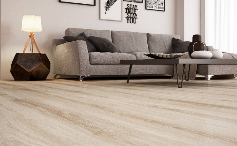 Explorando Diferentes Tipos de Pisos para Sala com Inspirações Visuais 1 Piso laminado elegante para compor sala de estar ou jantar