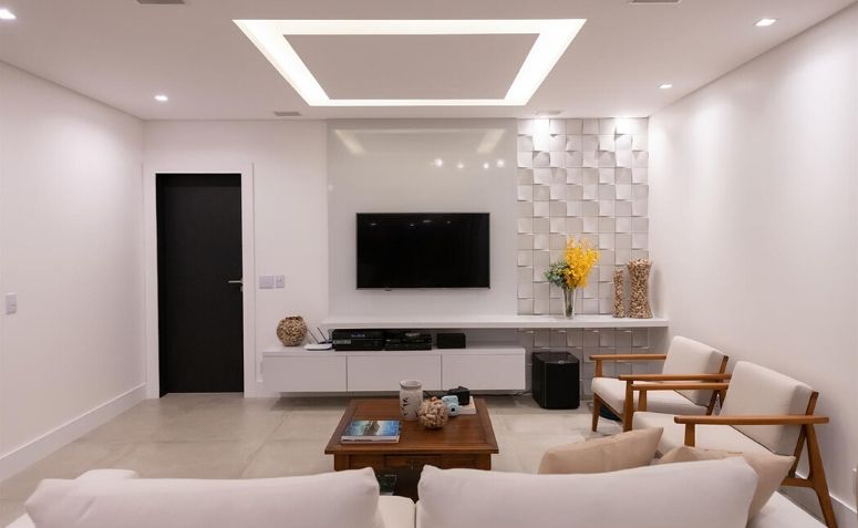 Ideias criativas para portas de sala que vão te inspirar 3 PORTA PARA SALA: 60 IDEIAS INCRÍVEIS PARA VOCÊ SE INSPIRAR