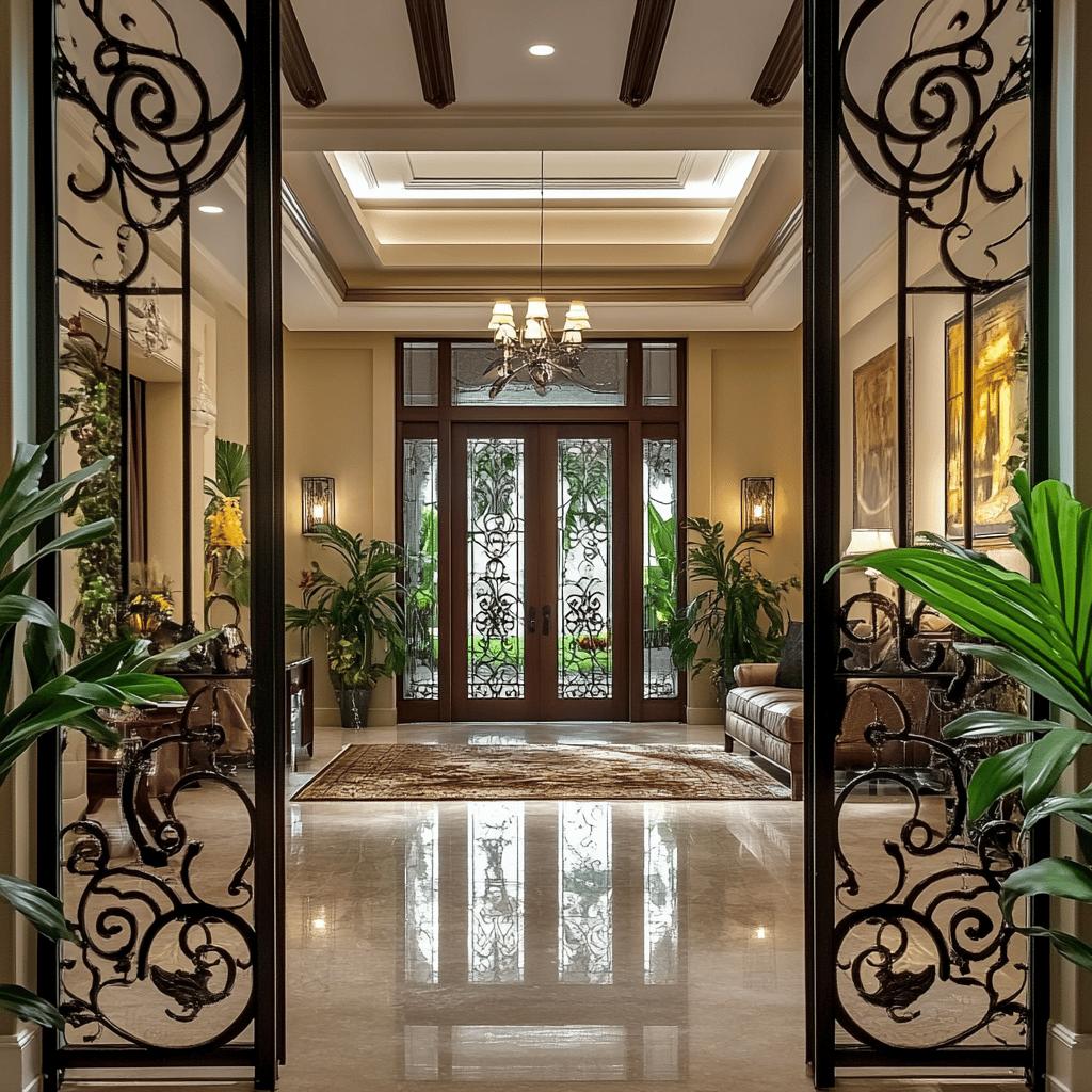 Ideias criativas para portas de sala que vão te inspirar 4 Portas para Sala: 60 Ideias Incríveis para se Inspirar
