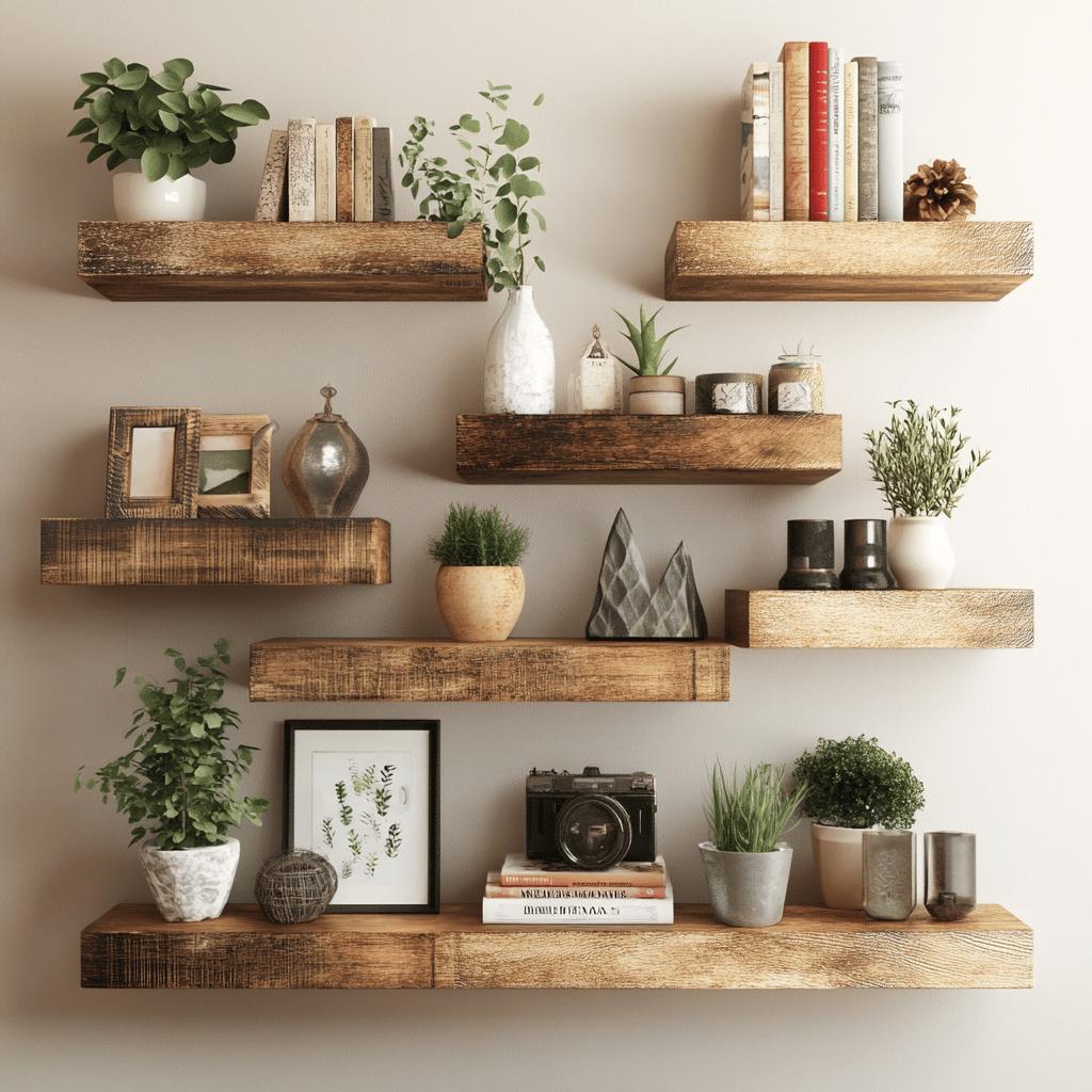 Ideias Criativas de Prateleiras de Madeira para Decorar sua Casa 2 70 Ideias Incríveis de Prateleiras de Madeira para Decorar sua Casa