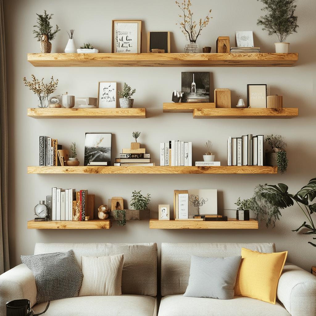 70 Ideias Incríveis de Prateleiras de Madeira para Decorar sua Casa