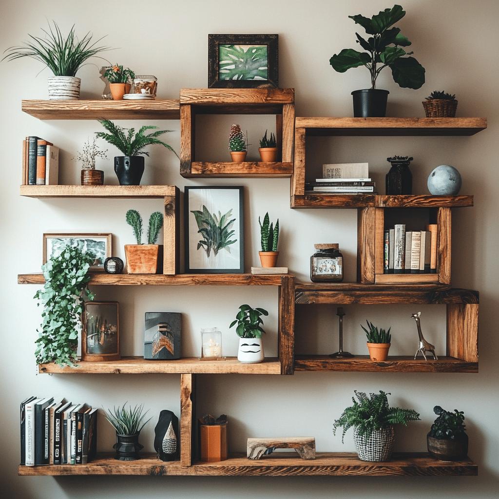 70 Ideias Incríveis de Prateleiras de Madeira para Decorar sua Casa