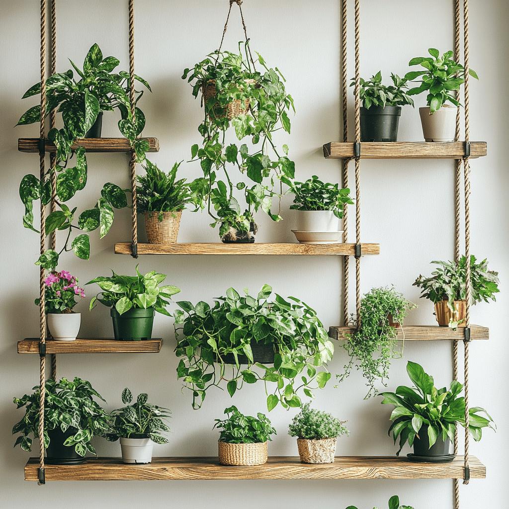 Ideias e Tutoriais para Criar Prateleiras Verdes em sua Casa 6 Prateleiras para Plantas: 20 Idéias e Tutoriais para Encher a Vida de Verde