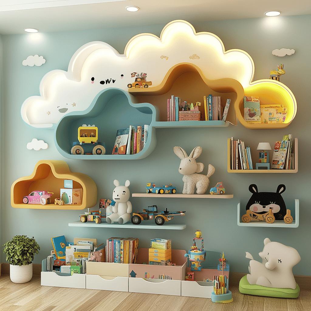 Inspire-se com Ideias Criativas para Prateleiras em Quartos Infantis 6 Prateleiras para Quarto Infantil: 70 Maneiras de Incorporar na Decoração