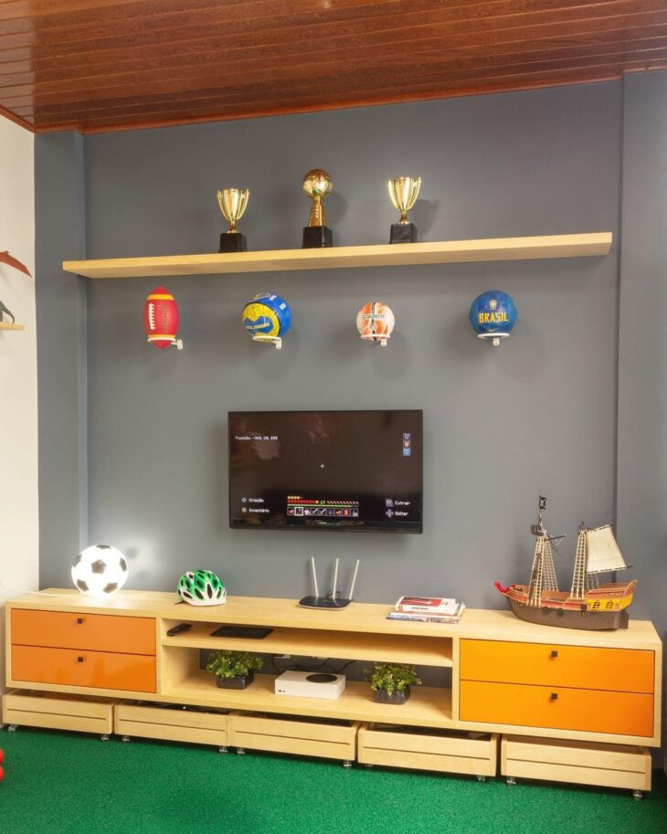 Ideias de Rack para Quarto que Elevam o Estilo do Ambiente 10 Modelo para quarto de descanso.