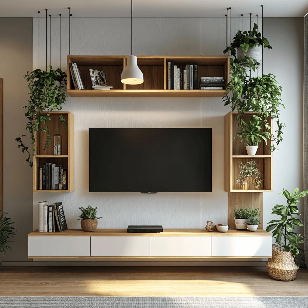 Ideias de Modelos de Rack Suspenso para Melhorar e Decorar Seu Ambiente 8 Rack Suspenso: 70 Modelos Para Aprimorar E Decorar Seu Espaço