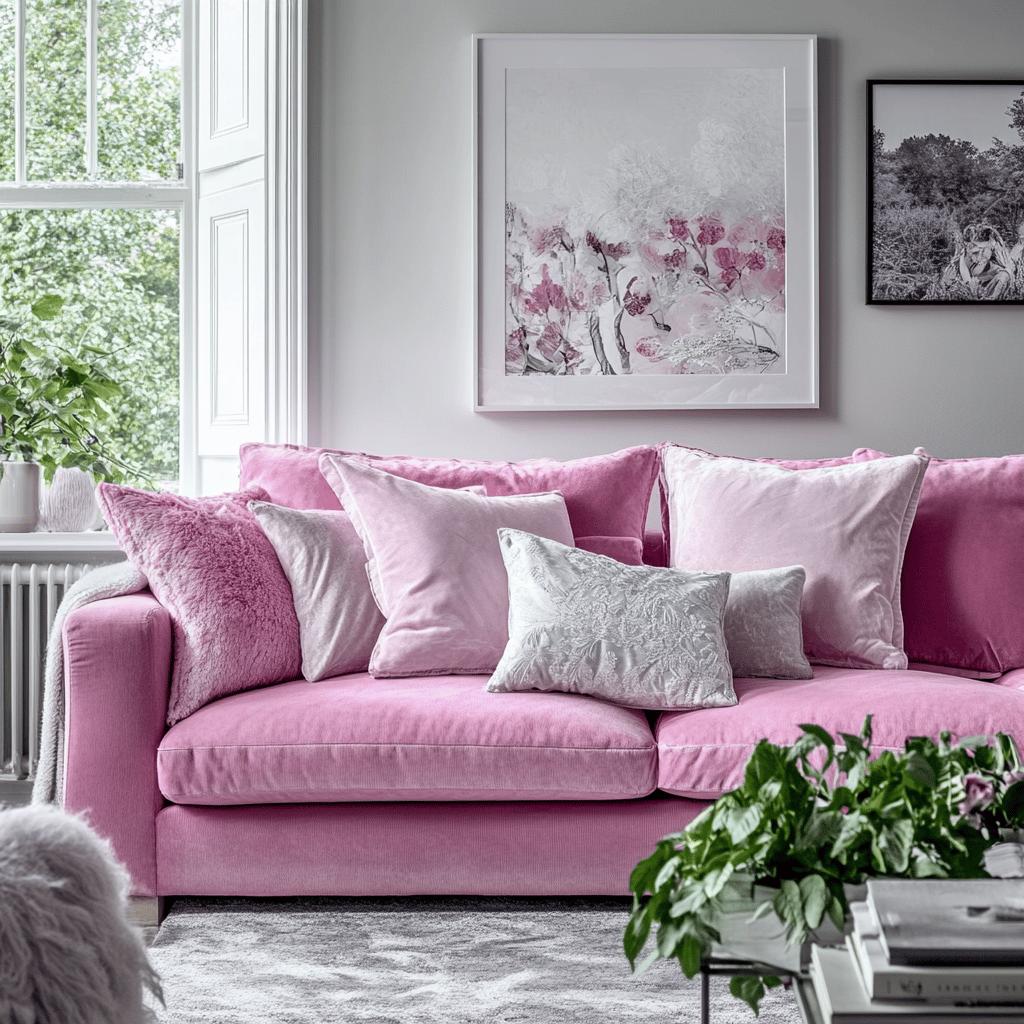 Projetos de Sala Rosa que Transmitem Charme e Delicadeza em Diferentes Estilos 4 50 Projetos de Sala Rosa: Charme e Delicadeza em 8 Estilos