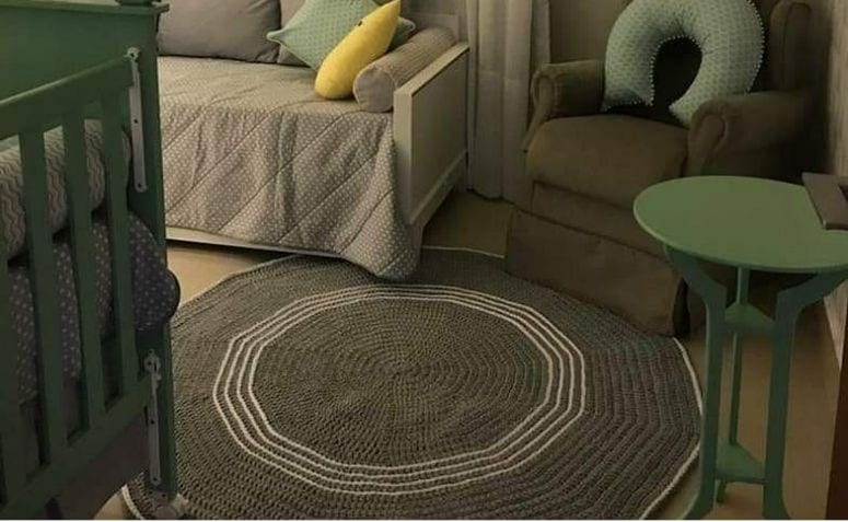 Decoração de Quartos com Tapetes de Crochê: Dicas para um Ambiente Aconchegante 3 Foto de tapete de crochê para quarto 1 - 1