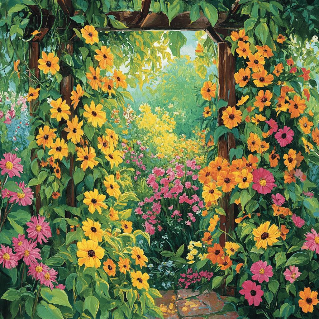 Cuidados Essenciais para Cultivar a Thunbergia Alata com Sucesso 4 Cuidando da Thunbergia Alata: Dicas e Cuidados Para Sua Flora