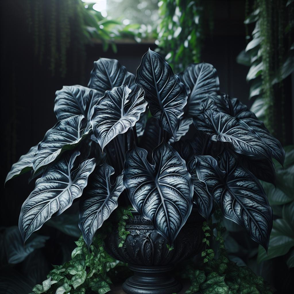7 Incríveis Fatos sobre a Alocasia Black que Você Precisa Conhecer 2 https://maniadeplantas.com.br/internas/alocasia-black/