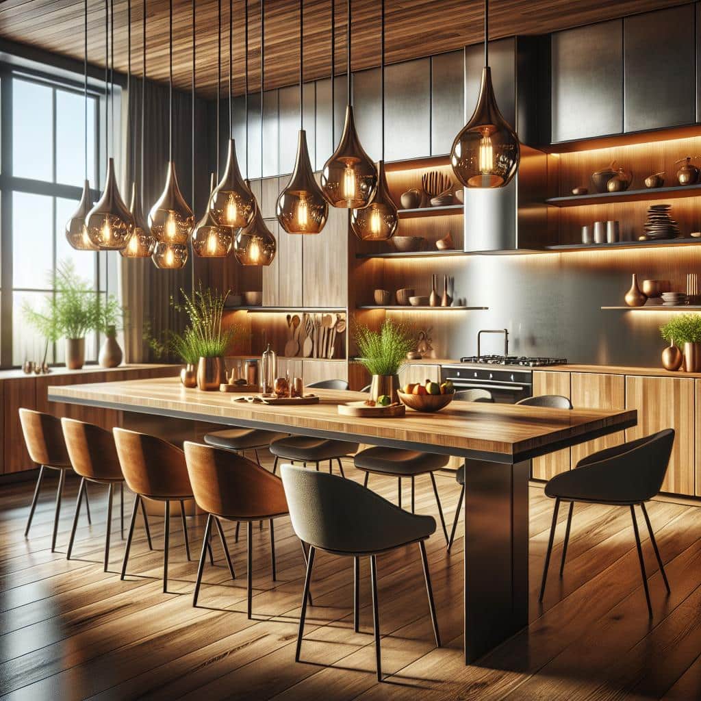 7 Tendências Incríveis de Pendentes para Transformar sua Cozinha 2 https://www.tuacasa.com.br/pendentes-para-cozinha/