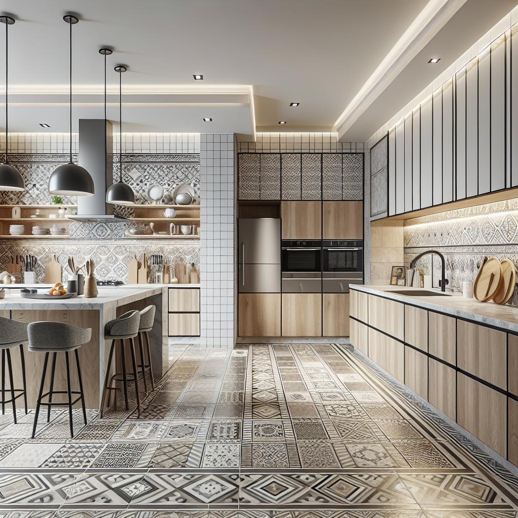 9 Ideias Criativas 1 https://www.tuacasa.com.br/porcelanato-para-cozinha/