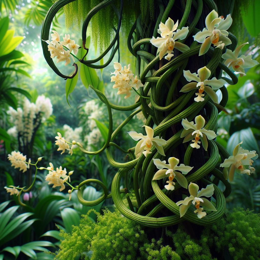 7 Curiosidades sobre a Orquídea Baunilha que Você Precisa Conhecer 3 https://maniadeplantas.com.br/orquideas/vanilla-planifolia-a-orquidea-baunilha-que-produz-frutos-comestiveis/