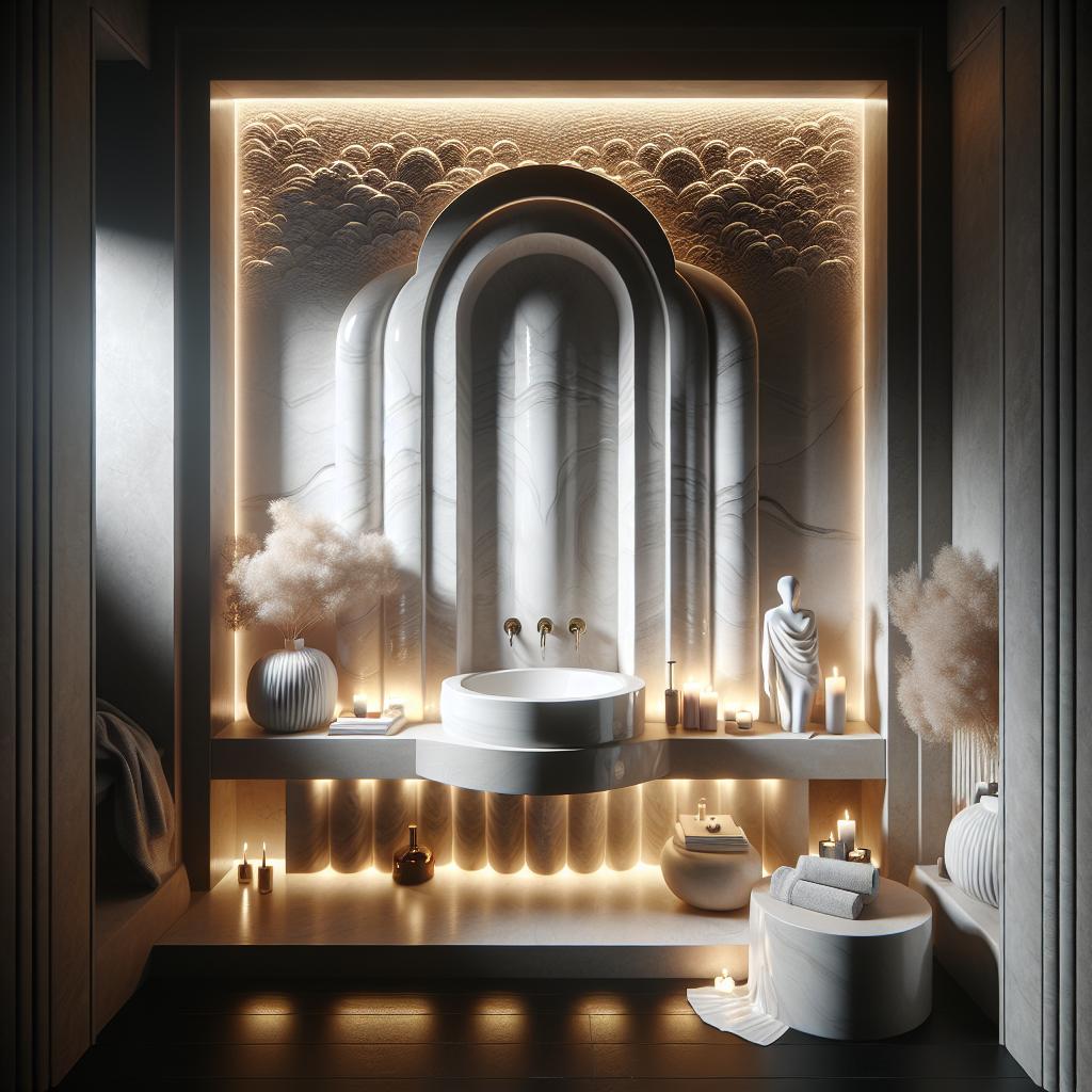 10 Tendências Incríveis para Nichos de Porcelanato 1 https://www.tuacasa.com.br/nicho-de-porcelanato/