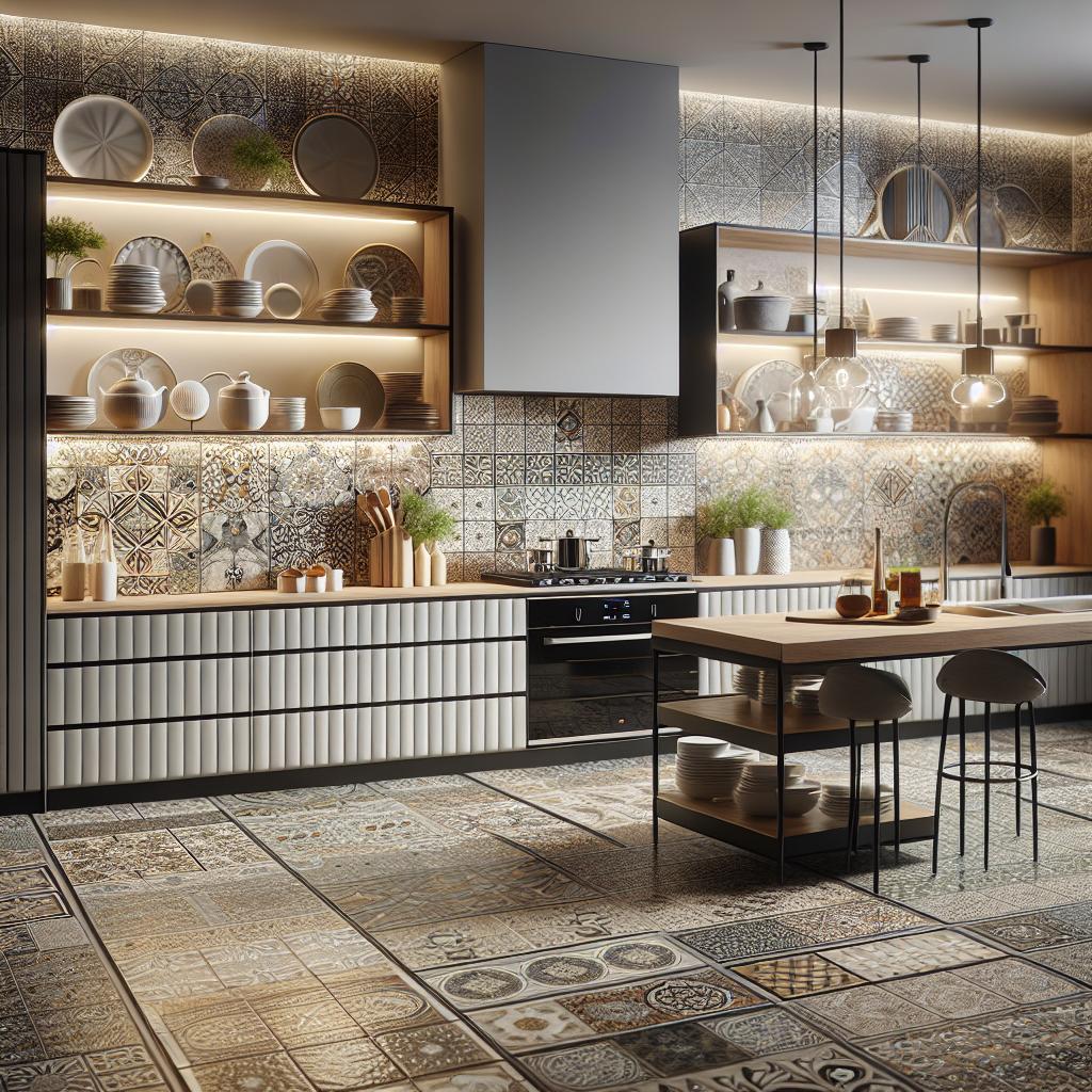 10 Incríveis Opções de Porcelanato para Transformar Sua Cozinha 2 https://www.tuacasa.com.br/porcelanato-para-cozinha/