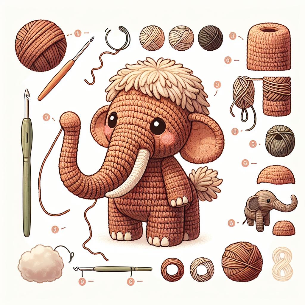 7 Passos para Criar um Amigurumi de Mamute em Crochê que Encanta a Todos 1 https://crocheonline.com.br/2025/08/21/amigurumi-de-mamutezinho-em-croche-um-passo-a-passo-com-materiais-e-dicas-imperdiveis/
