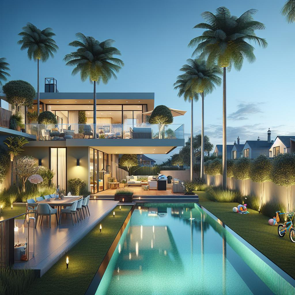 10 Inspirações para casas com piscina que vão te surpreender 3 https://www.tuacasa.com.br/casas-com-piscina/