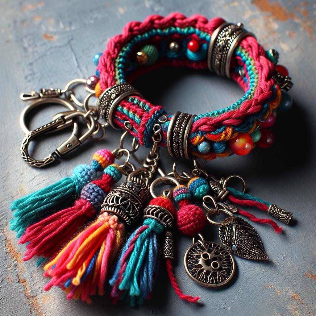 7 Estilos de Chaveiro Bracelete em Crochê que Vão Te Surpreender 3 https://crocheonline.com.br/2025/08/21/chaveiro-bracelete-em-croche-um-acessorio-estiloso-e-multifuncional/