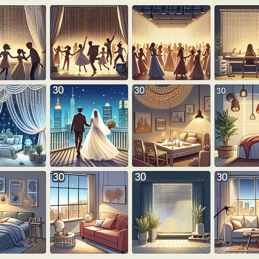 10 Inspirações Para Decorar Com Cortinas De Led 2 https://www.tuacasa.com.br/cortina-de-led/